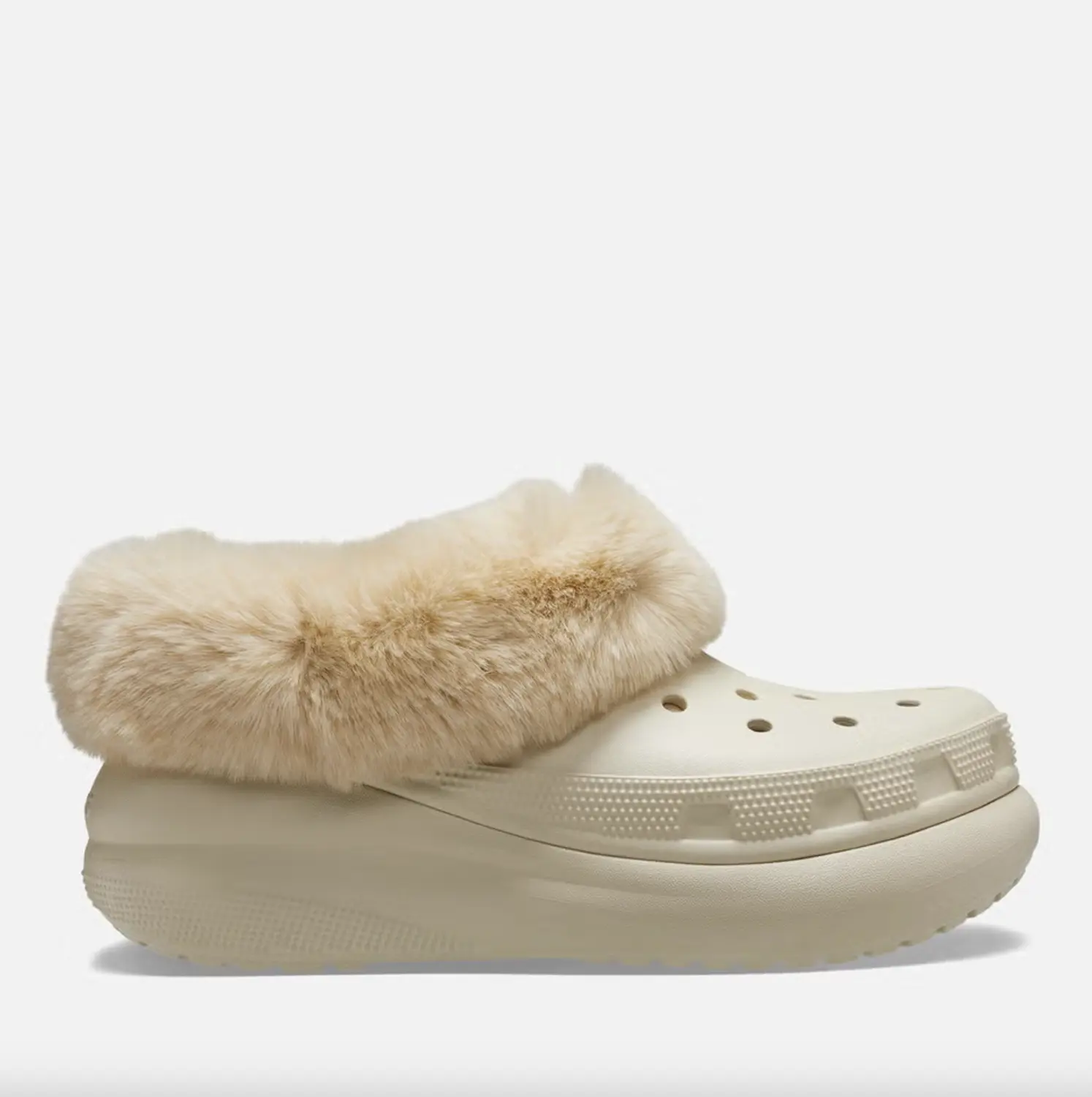 Crocs Furever Crush 加绒洞洞鞋