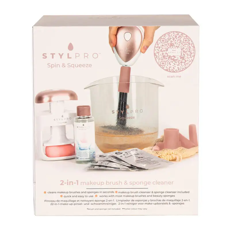 StylPro 化妆刷化妆海绵清洁器套装