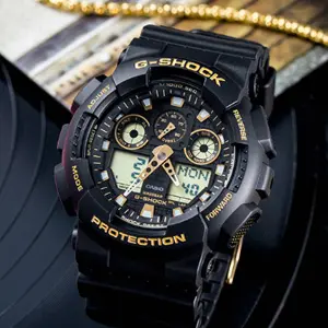 CASIO卡西欧 G-SHOCK系列 GA-100GBX 多功能双显运动手表