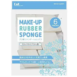 KAI贝印 KQ3062菱形粉扑6个装