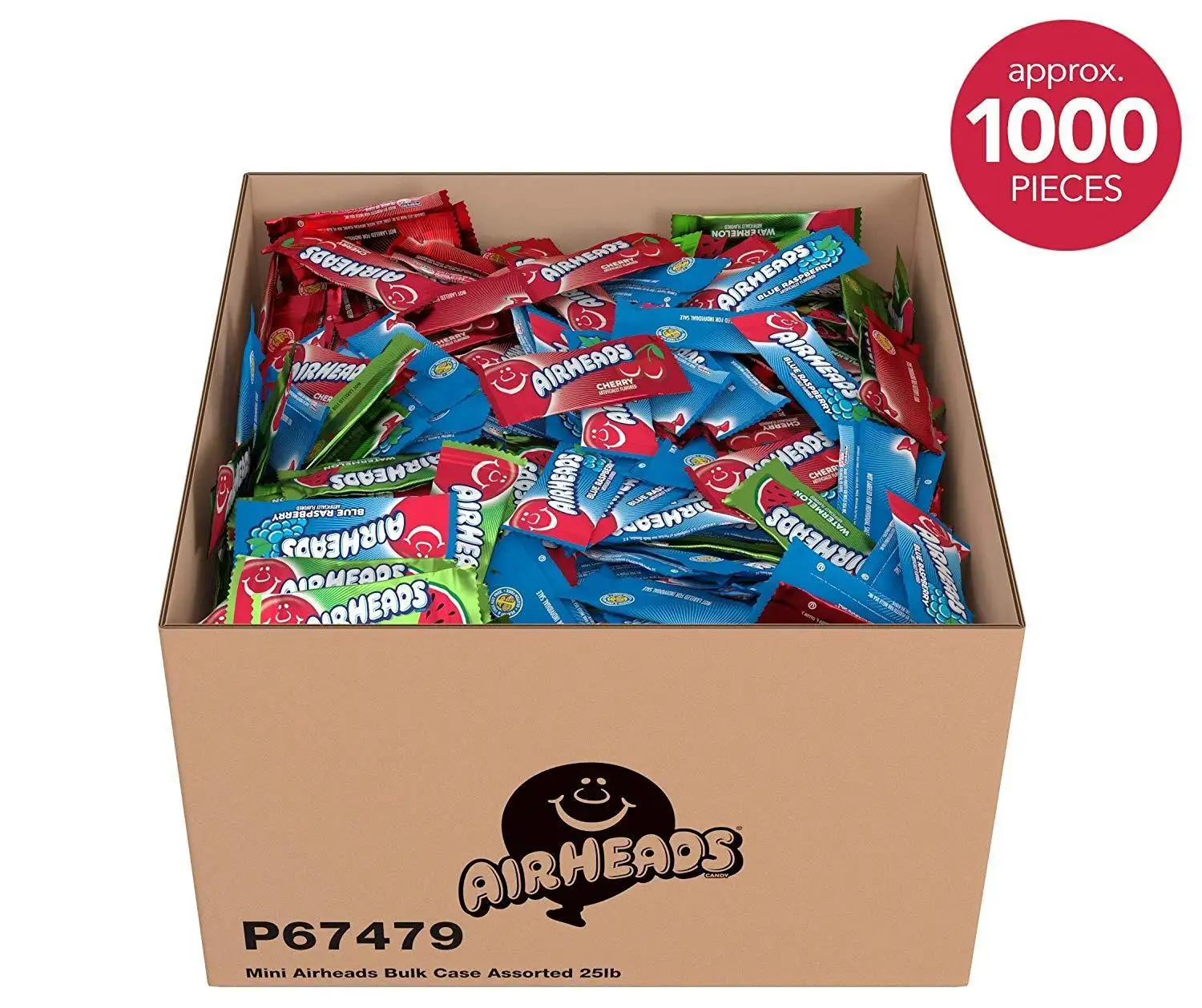 25-lb Airheads Candy Mini Bars (Variety Pack)