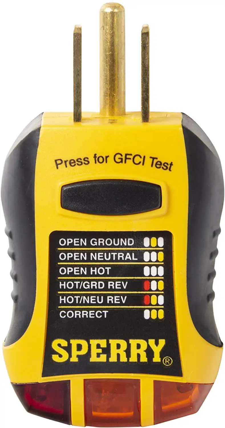 Sperry Instruments GFCI Outlet/Receptacle Tester