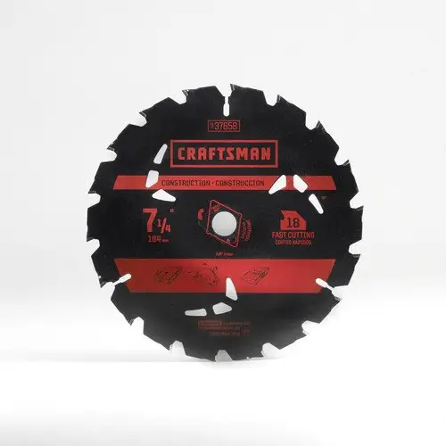 Craftsman: 6-Pc Reciprocating Saw Blade Set $5, 7-1/4" 18t Carbide Saw Blade