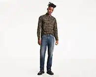 Levi's Jeans & Apparel: Men's 505 Regular Fit Jeans (Dark Wash)