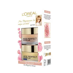 L'Oreal Paris欧莱雅 Age Perfect 系列金致臻颜面霜套装（日霜50ml+晚霜50ml）