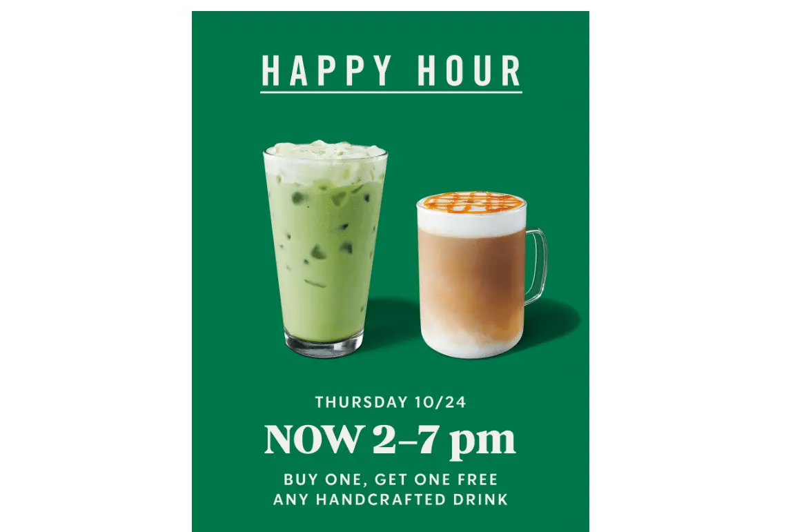 Starbucks Rewards Members: Any Handcrafted Drink (Grande or Larger)