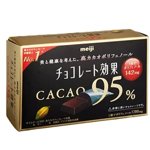 Meiji明治 CACAO 效果95%高浓度纯黑巧克力 60g*5箱