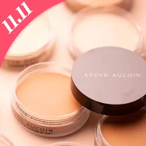 Kevyn Aucoin网站双十一全场8.5折+折后满$65送面部护理油