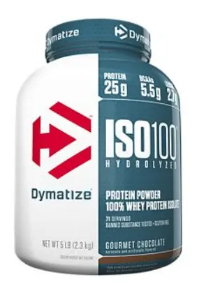 5lb Dymatize Nutrition ISO100 Hydrolyzed 100% Whey Protein Isolate