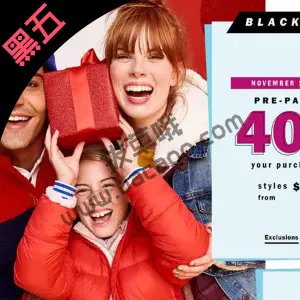 Old Navy 2022 Black Friday黑五促销出炉