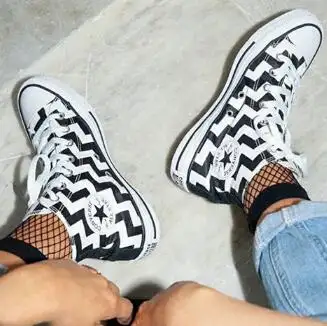 Converse匡威 All Star 高帮波纹女士休闲鞋