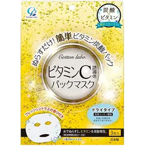 Cotton labo  维生素C碳酸面膜 3枚装