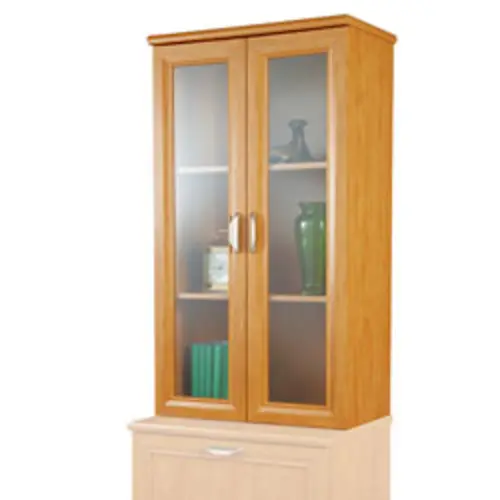 YMMV Realspace® Magellan 2-Shelf Hutch For Lateral File Cabinet, Honey Maple $19.99