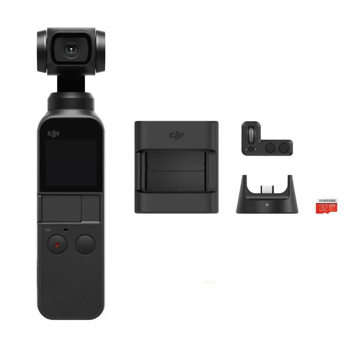 DJI Osmo Pocket 4K Camera + DJI Expansion Kit + 32GB microSD Card