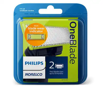 2-Pack Philips Norelco OneBlade Replacement Blades