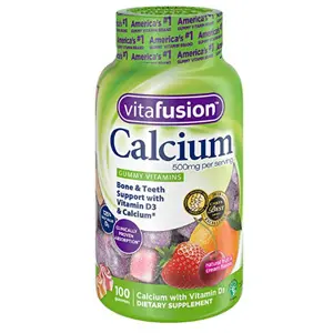 Vitafusion 钙+成人软糖维生素 100片