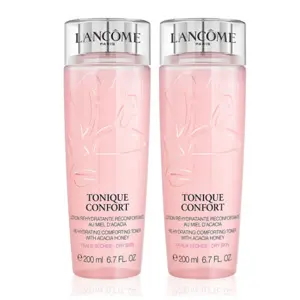 补货！LANCOME兰蔻粉水双瓶装 400ml*2（价值$118）