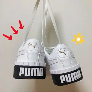 Big 3.5码有货！PUMA X Cali 经典中大童款黑白配色休闲鞋