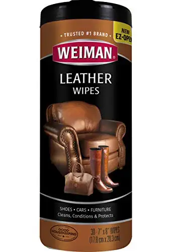Weiman 皮革清洁滋养护理湿巾