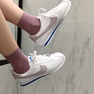 NIKE CLASSIC CORTEZ 大童款蓝粉白阿甘鞋