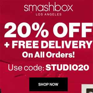 Smashbox英国官网优惠码日常更新 11/5