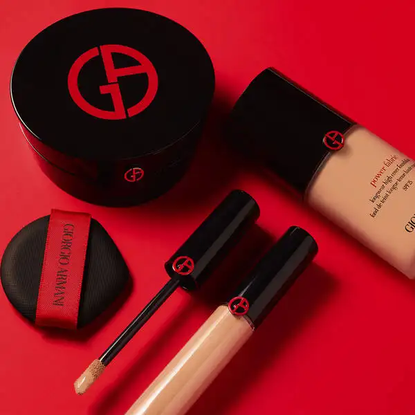 Armani阿玛尼裸妆感粉底液,超火红管唇釉8.5折！