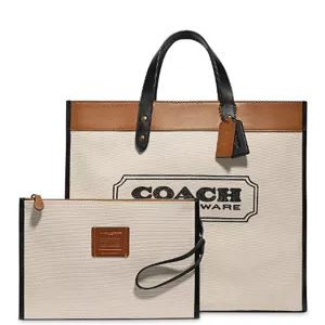 变相打折！COACH蔻驰2020早春秀款 大号帆布子母包