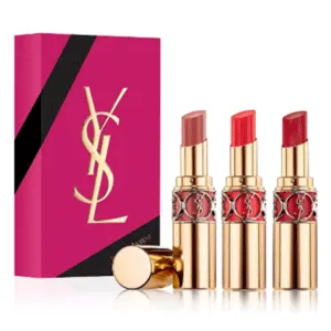 YSL 圣罗兰 新款圆管唇膏套组（价值$114）