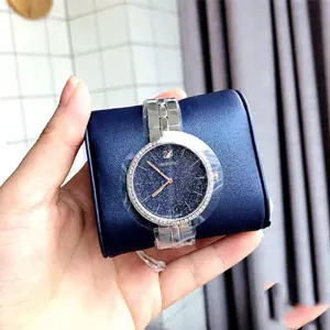 Swarovski施华洛世奇 女士圆盘手表 5517790