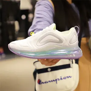 Nike耐克 Air Max 720全掌大气垫跑步鞋 中紫色