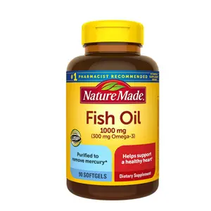 买二免一！Nature Made Omega-3 深海鱼油胶囊 1000mg 90粒