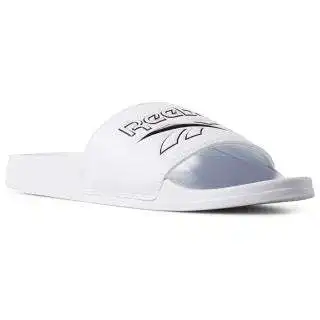 Reebok Men's & Women's Classic Vector Slides (White)