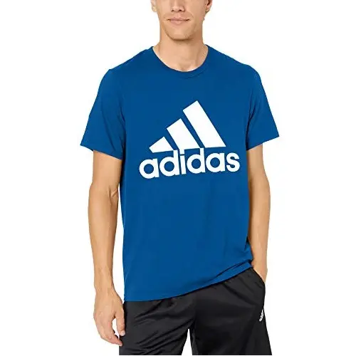 史低价！adidas 经典Logo款 男士运动T恤