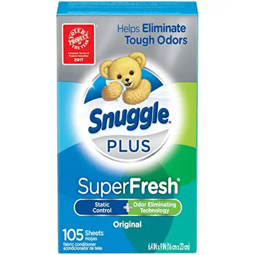 Snuggle Plus Super Fresh Fabric Softener Dryer Sheets
