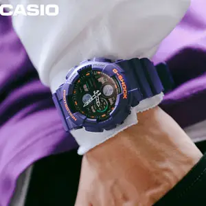 Casio卡西欧G-Shock系列GA-140-6AER男士多功能防水石英手表