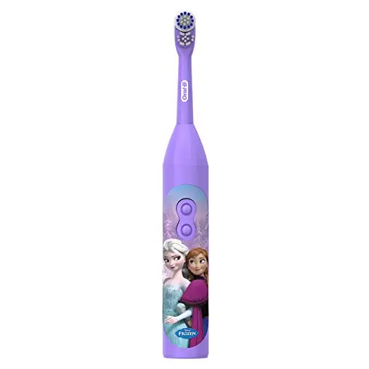 Oral-B Pro-Health Jr. Battery Powered Kid's Toothbrush featuring Disney's Frozen, Soft, 1 ct