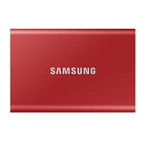 Samsung Portable SSD T7 1TB USB 3.2 External Solid State Drive Red (MU-PC1T0R)