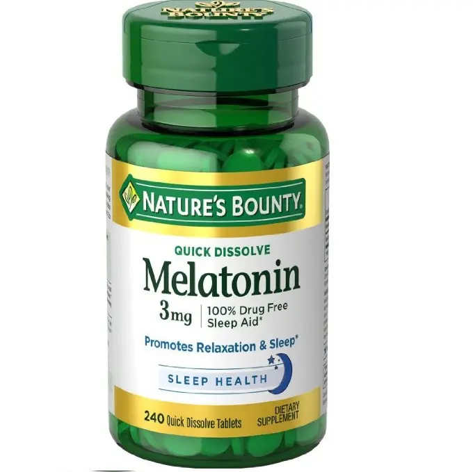 Nature`s Bounty 自然之宝 Melatonin褪黑素 3毫克