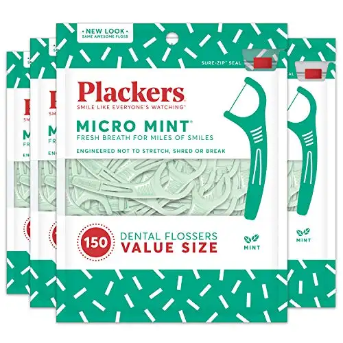 PLACKERS 牙签牙线，150个/包，共4包