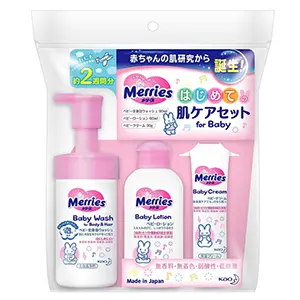 KAO花王 merries婴儿洗护套装