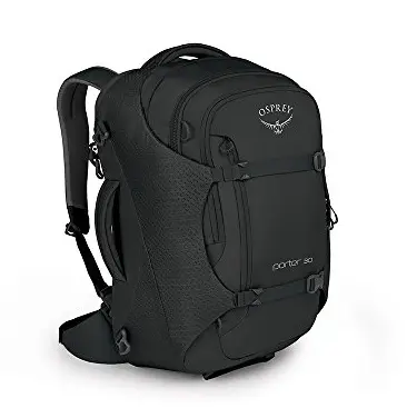 Osprey Packs Porter 30 Travel Backpack, Black, One Size