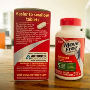 低价！Move Free 绿盒维骨力关节炎止痛配方 120粒