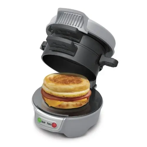 早餐神器！Hamilton Beach 25475A 三明治汉堡制作机