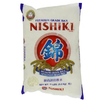 补货了！Nishiki 高级特选米，中粒，15磅