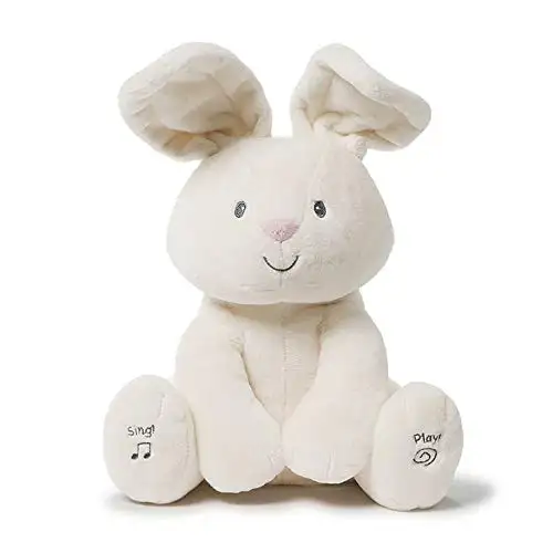 闪购！仅限Prime会员！超赞！Baby GUND 会躲猫猫会唱歌的大白兔，12吋