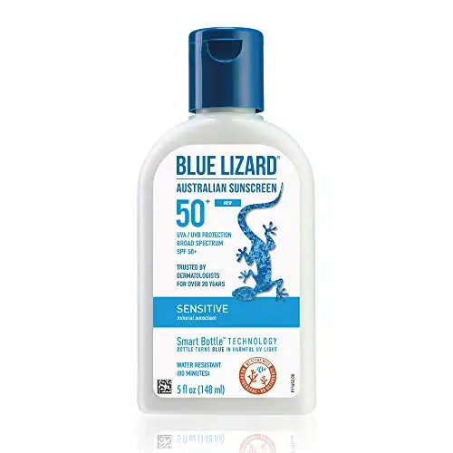 Blue Lizard蓝蜥蜴  敏感肌肤物理防晒乳SPF 50+