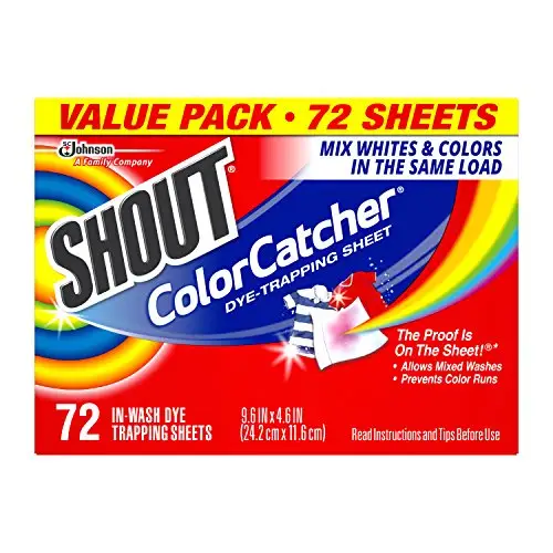 Shout Color Catcher神奇防染色洗衣纸，72片装