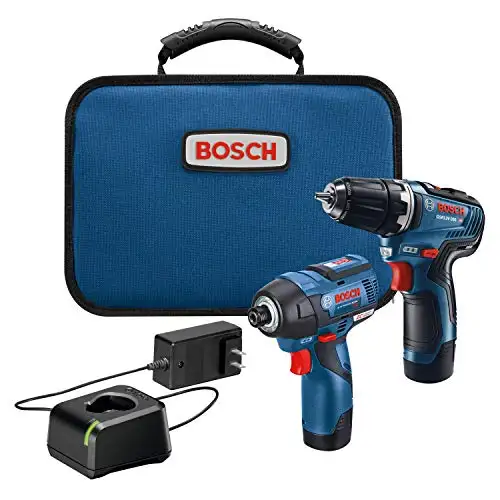 Bosch 12伏 锂电池无刷电钻/冲击钻 带2个电池套装