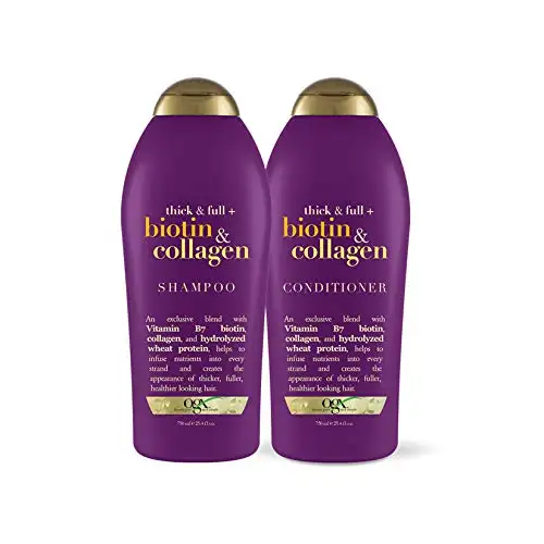 OGX Thick & Full + Biotin & Collagen Shampoo & Conditioner