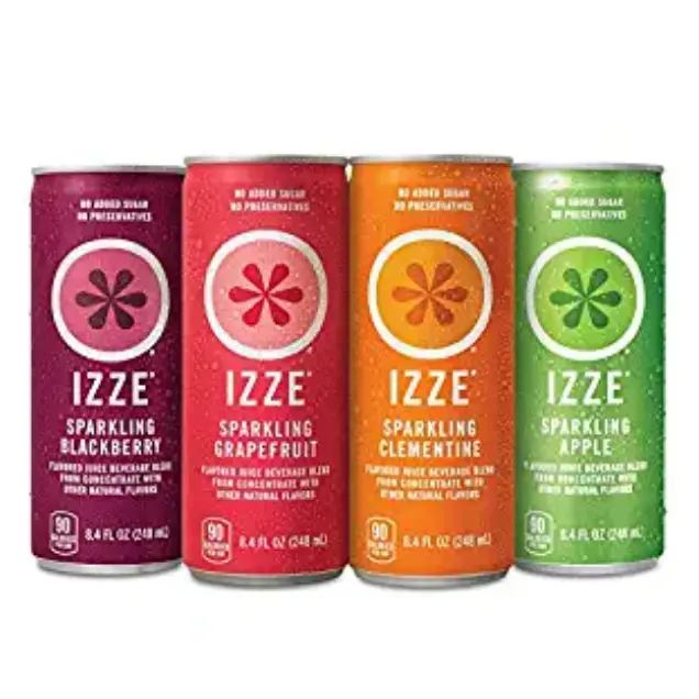 Izze Sparkling果汁口味 气泡水，8.4盎司，24瓶